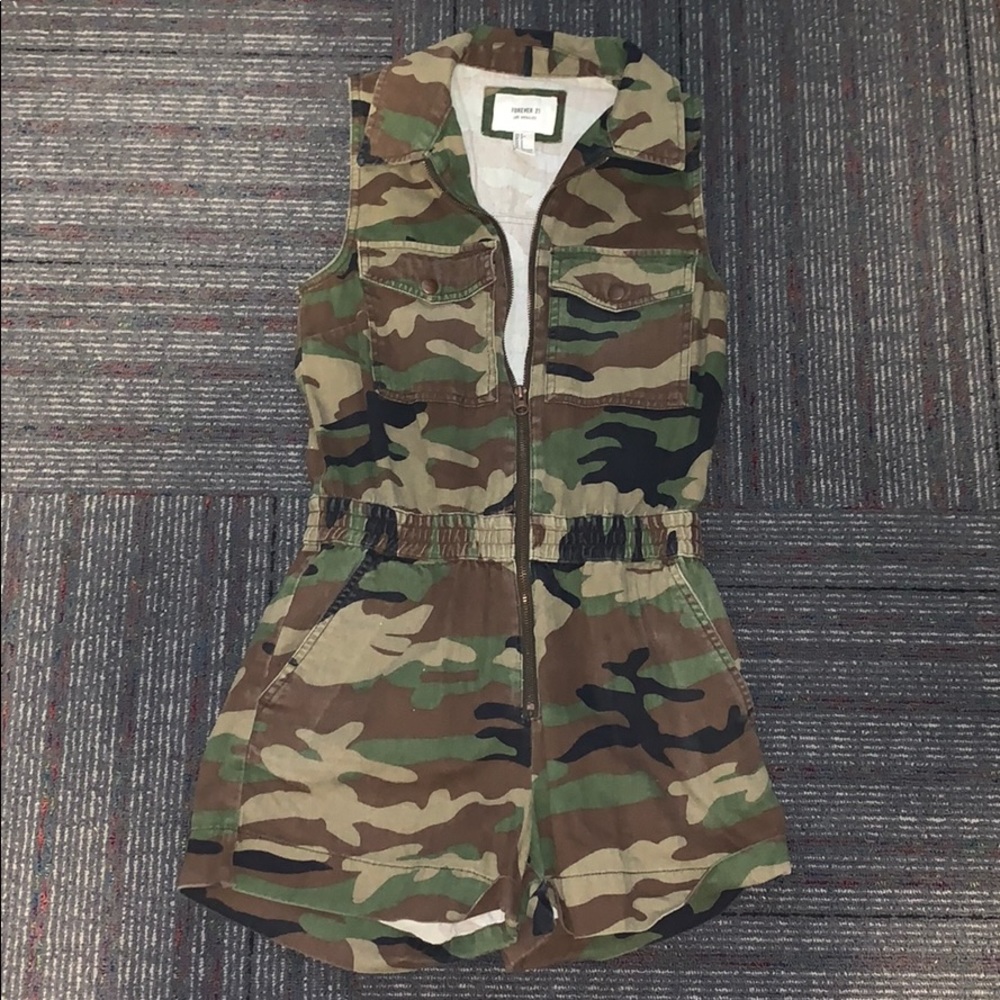 Camo romper